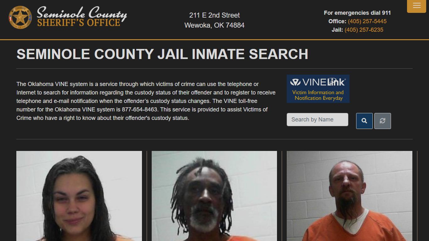 Inmate Search - Seminole County Sheriff's Office