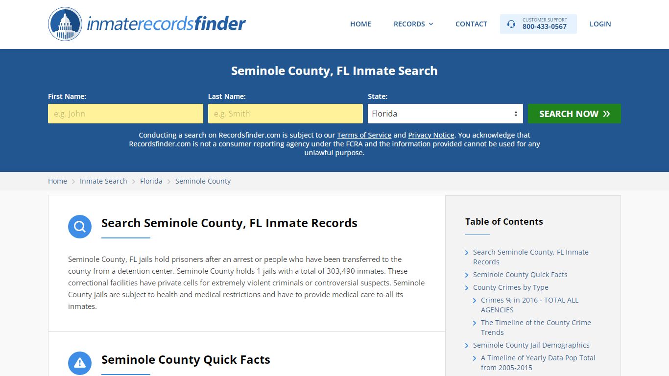Seminole County, FL Inmate Lookup & Jail Records Online