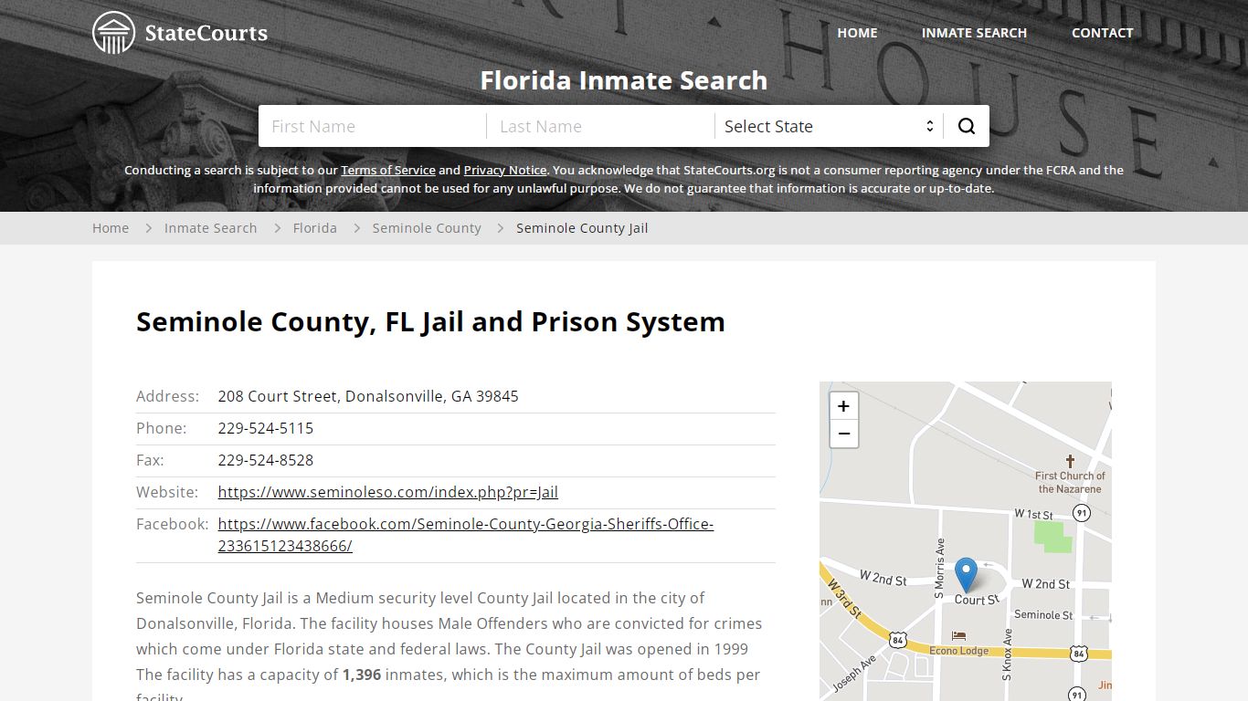 Seminole County Jail Inmate Records Search, Florida ...